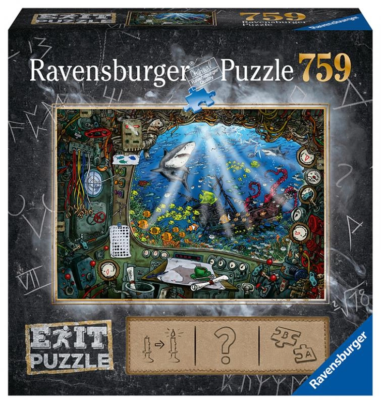 E-shop Ravensburger Puzzle EXIT: Ponorka 759 ks