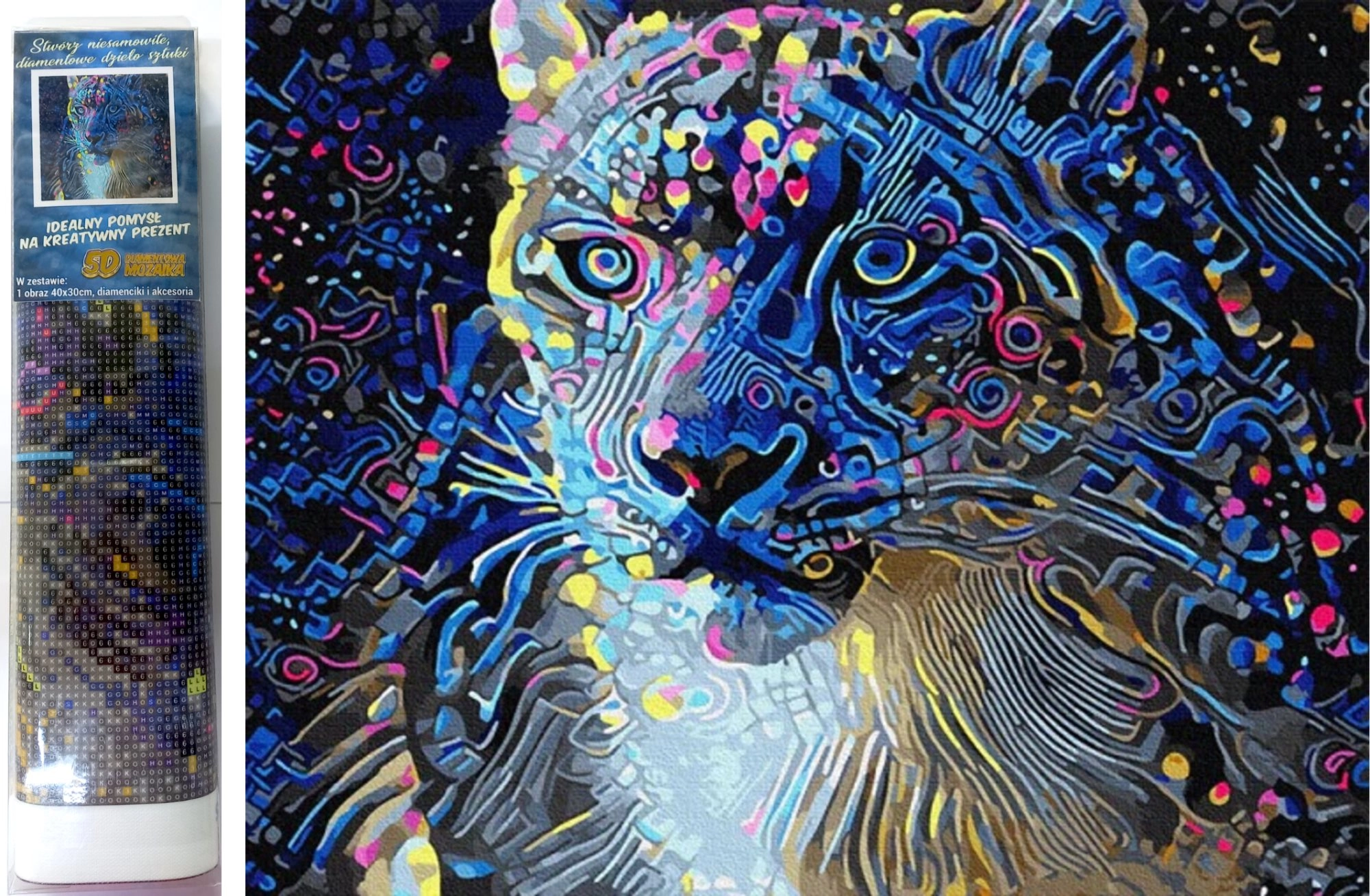 E-shop Norimpex Diamantové maľovanie Levice 30 x 40 cm