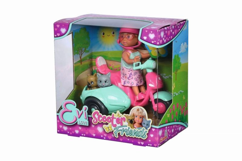 E-shop SIMBA Evička na skútri so sajdkárou