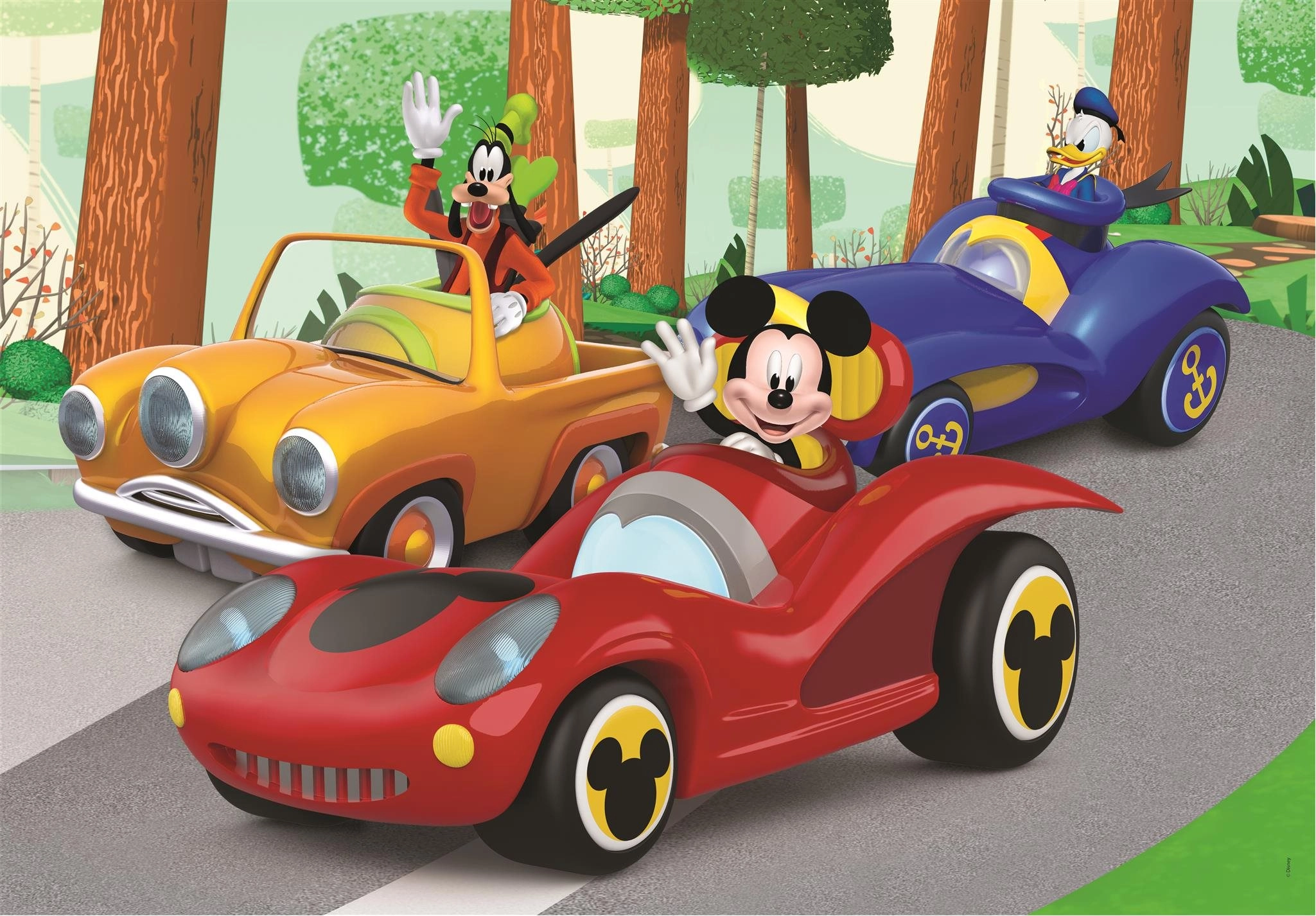 E-shop Clementoni puzzle Mickey na výlete maxi 24 dielikov
