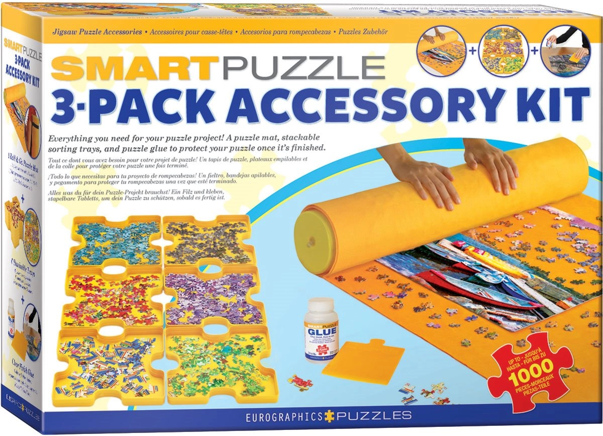 E-shop EUROGRAPHICS Sada príslušenstva pre skladanie puzzle 3v1