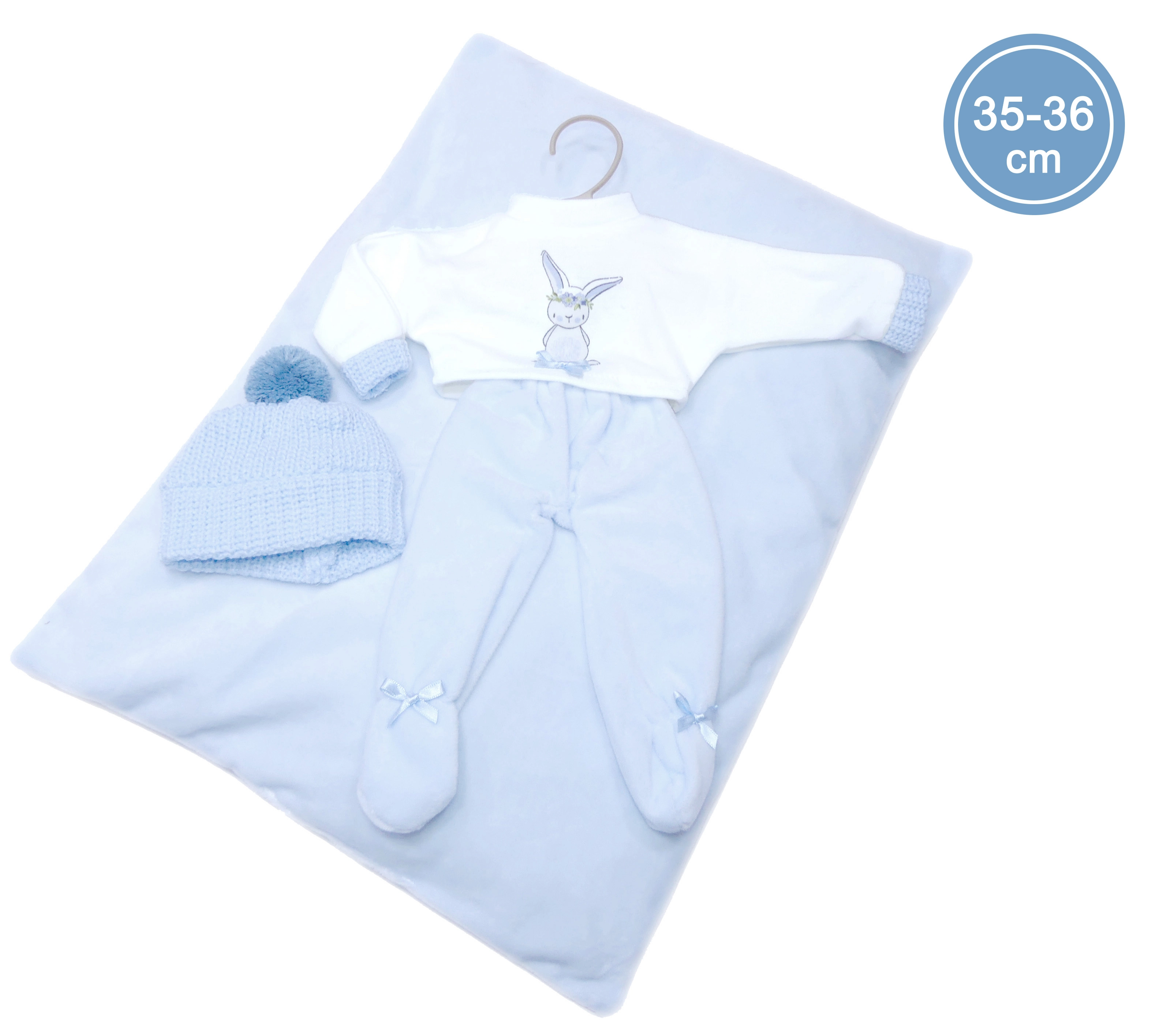 E-shop Llorens M635-55 oblečok pre bábiku bábätko NEW BORN 35-36 cm