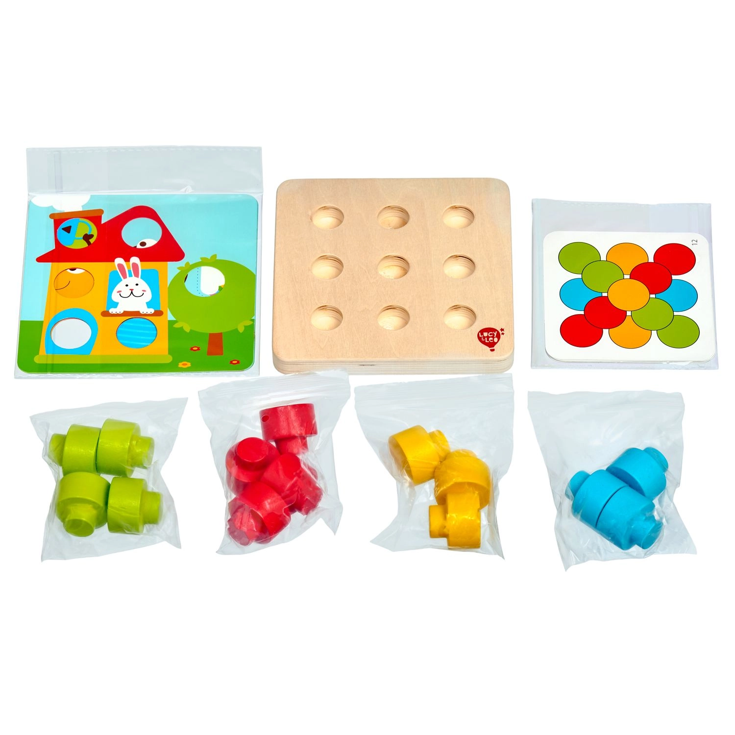 E-shop Lucy & Leo farebná mozaika big peg ll220