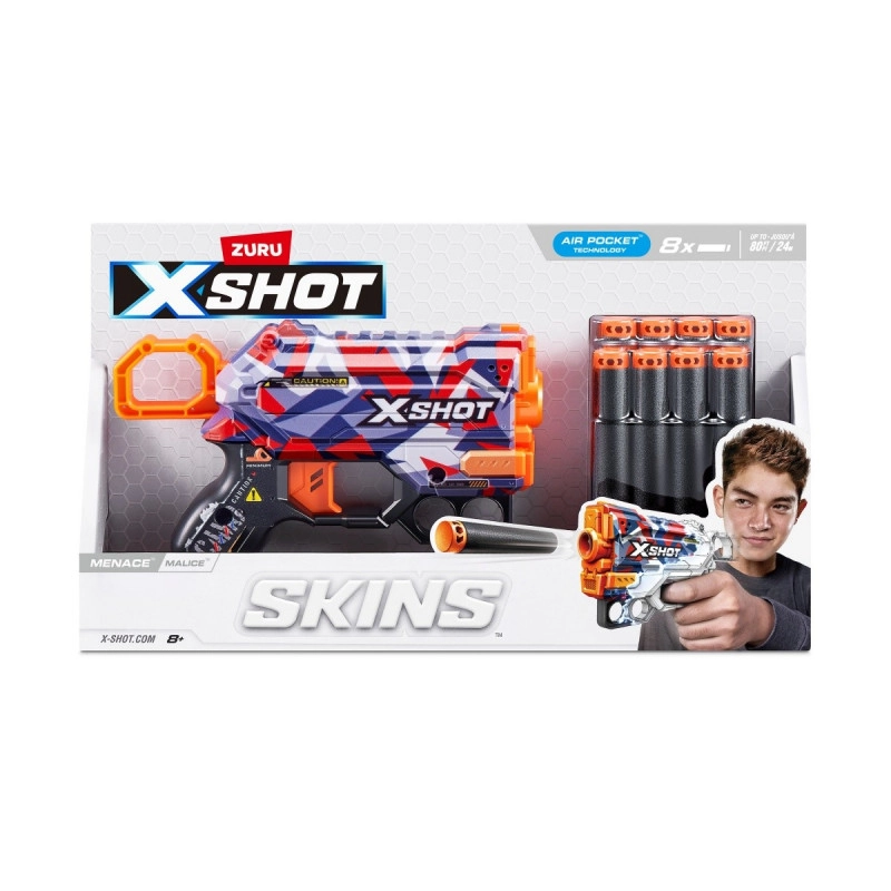 E-shop Odpaľovacie zariadenie SKINS MENACE (8 šípov) vzor Malice