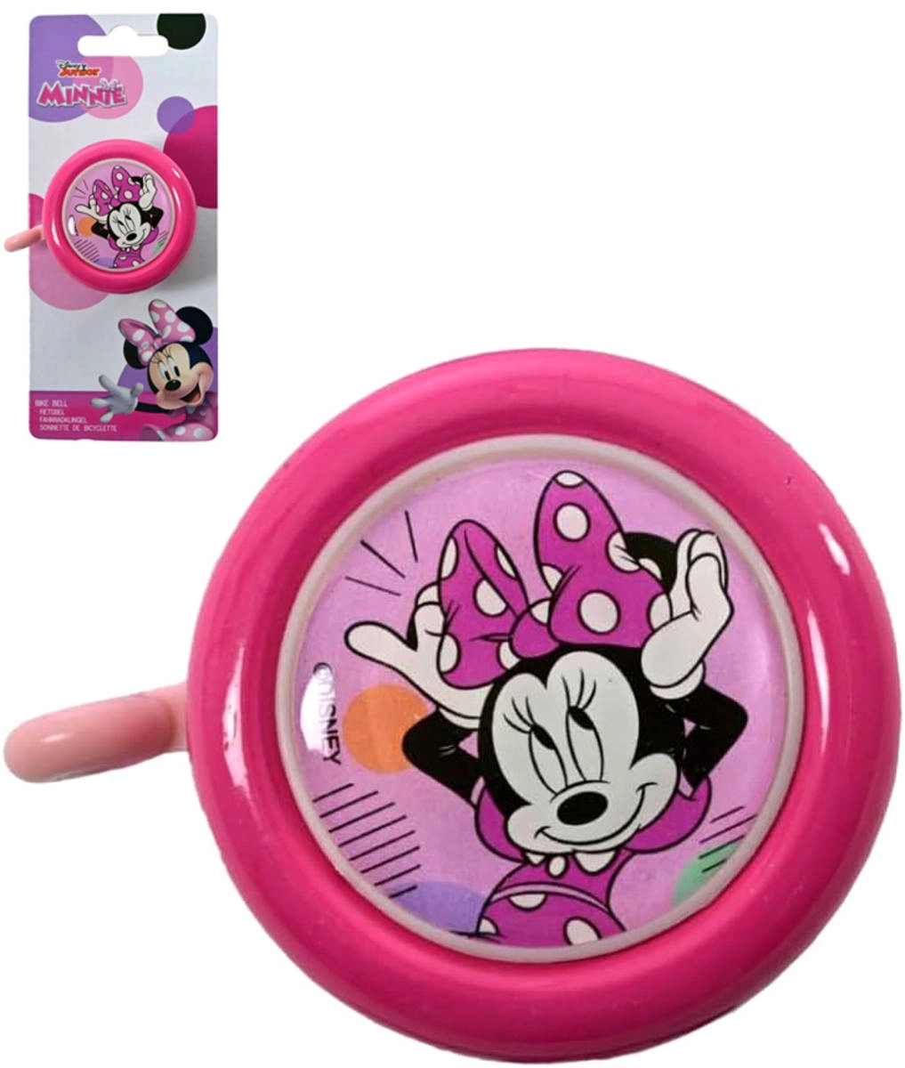 Volare zvonček na detský bicykel Disney Minnie Mouse ružový – 1 kus