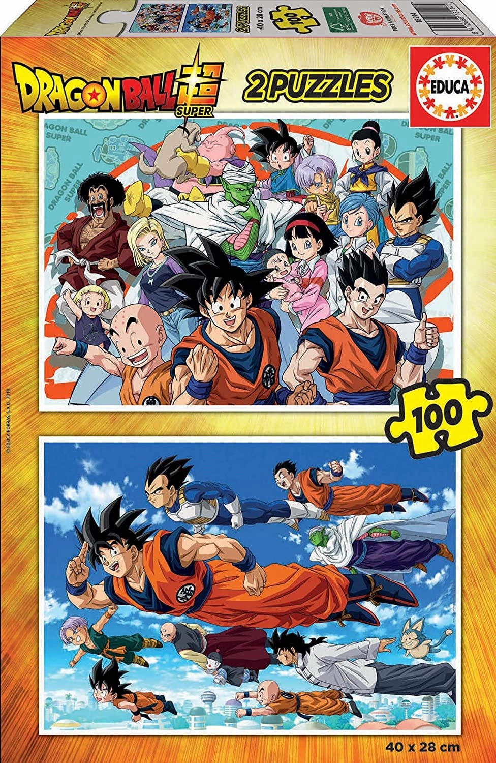 E-shop Educa Puzzle Dragon Ball Super 2x100 Kusov