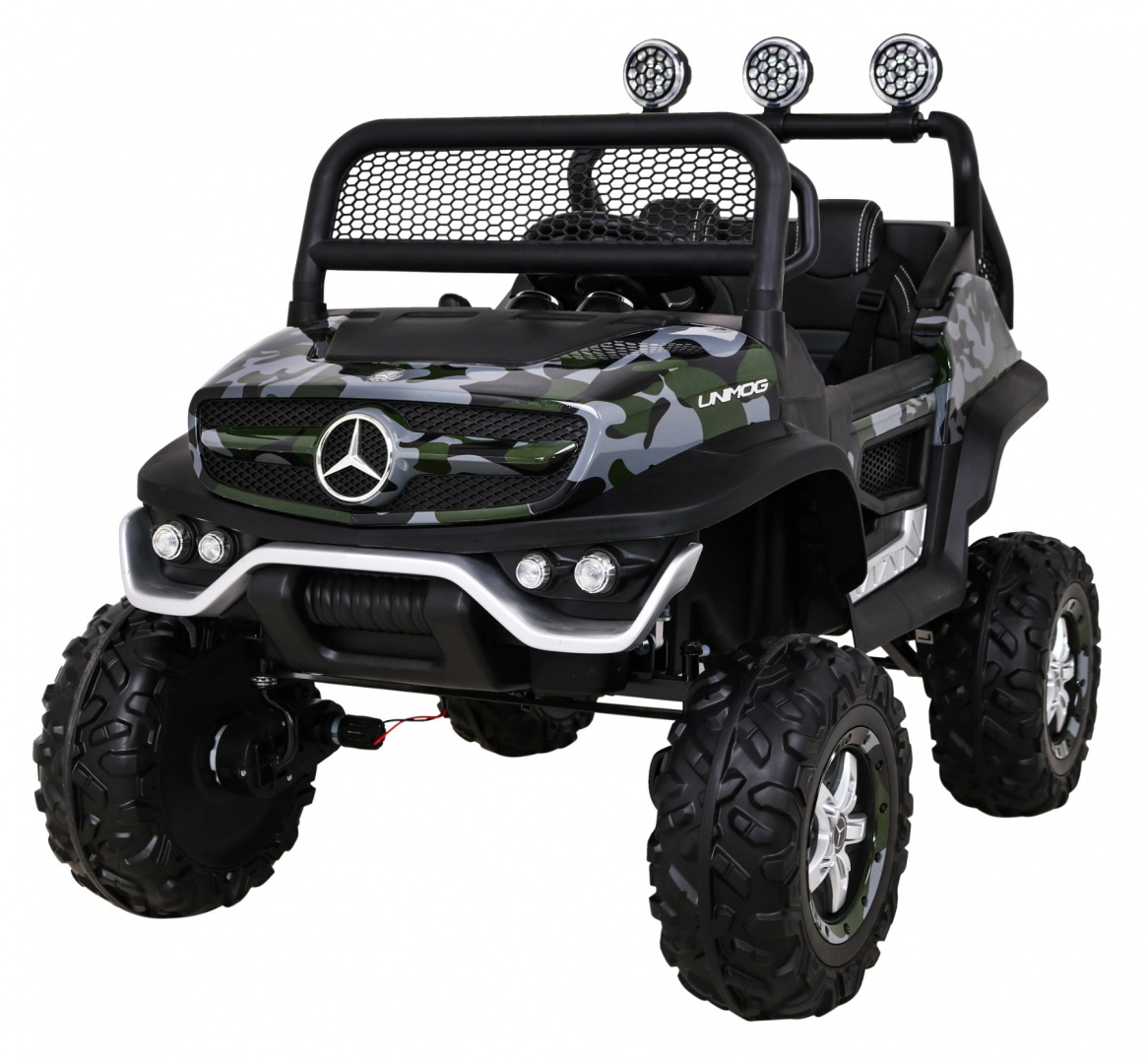 E-shop Detské auto Mercedes Benz Unimog 4x4 s maskovaním