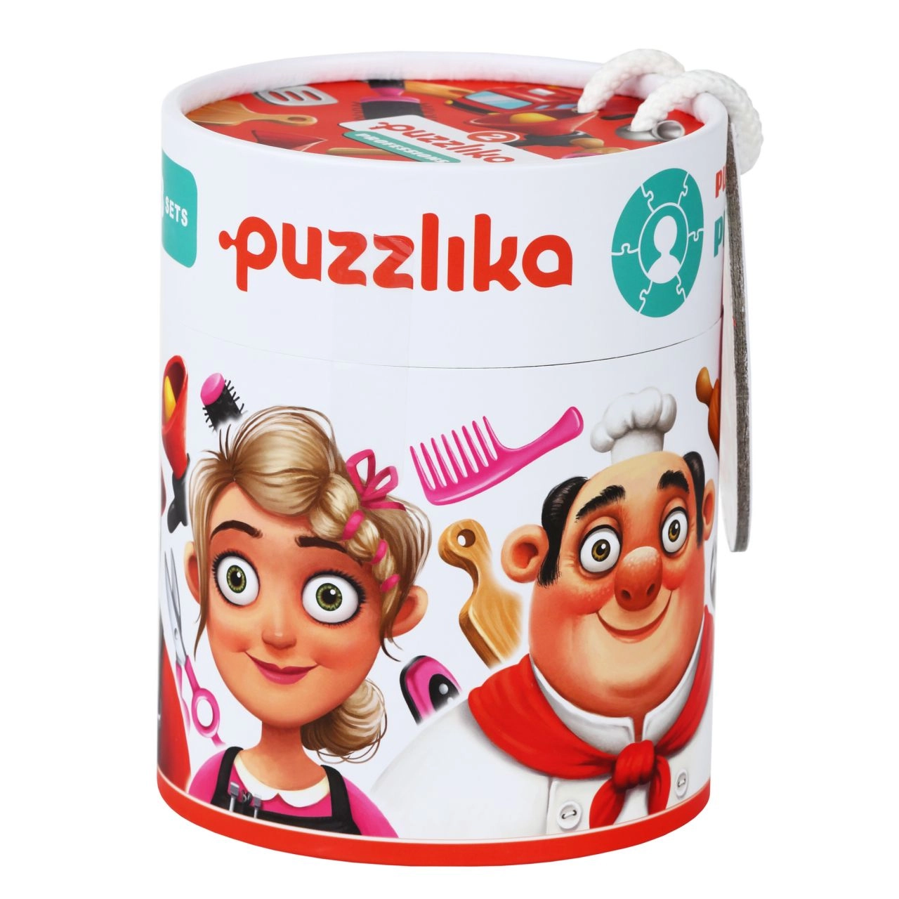 E-shop Puzzlika 13524 Profese 2 naučné 21 dielov