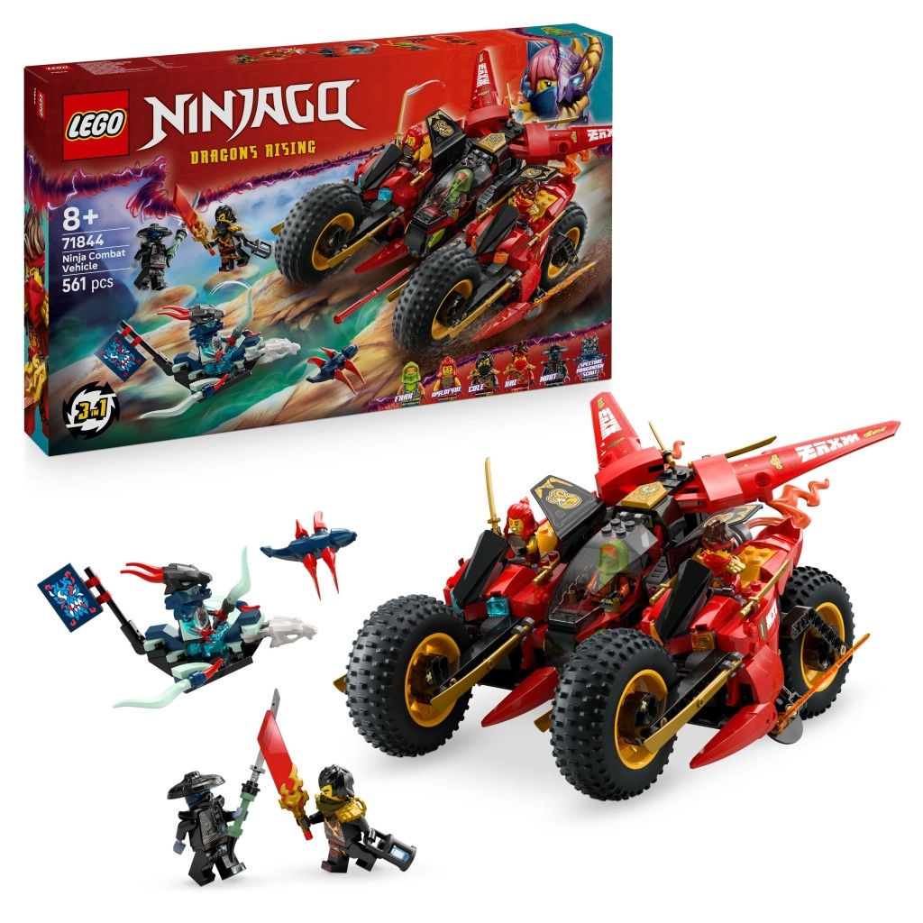 Lego Ninjago Bojové vozidlo nindžov 3v1