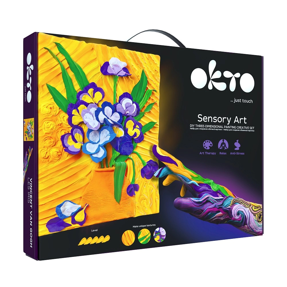 E-shop OKTO kreatívna 3D sada Kosatce 30x40cm