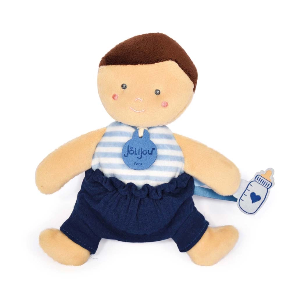 E-shop Doudou Jolijou bábika 18 cm modrá