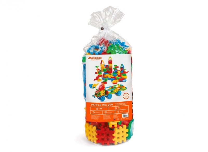 E-shop Stavebnica MARIONEX Waffle Mix 200 dielikov pre deti od 2 rokov