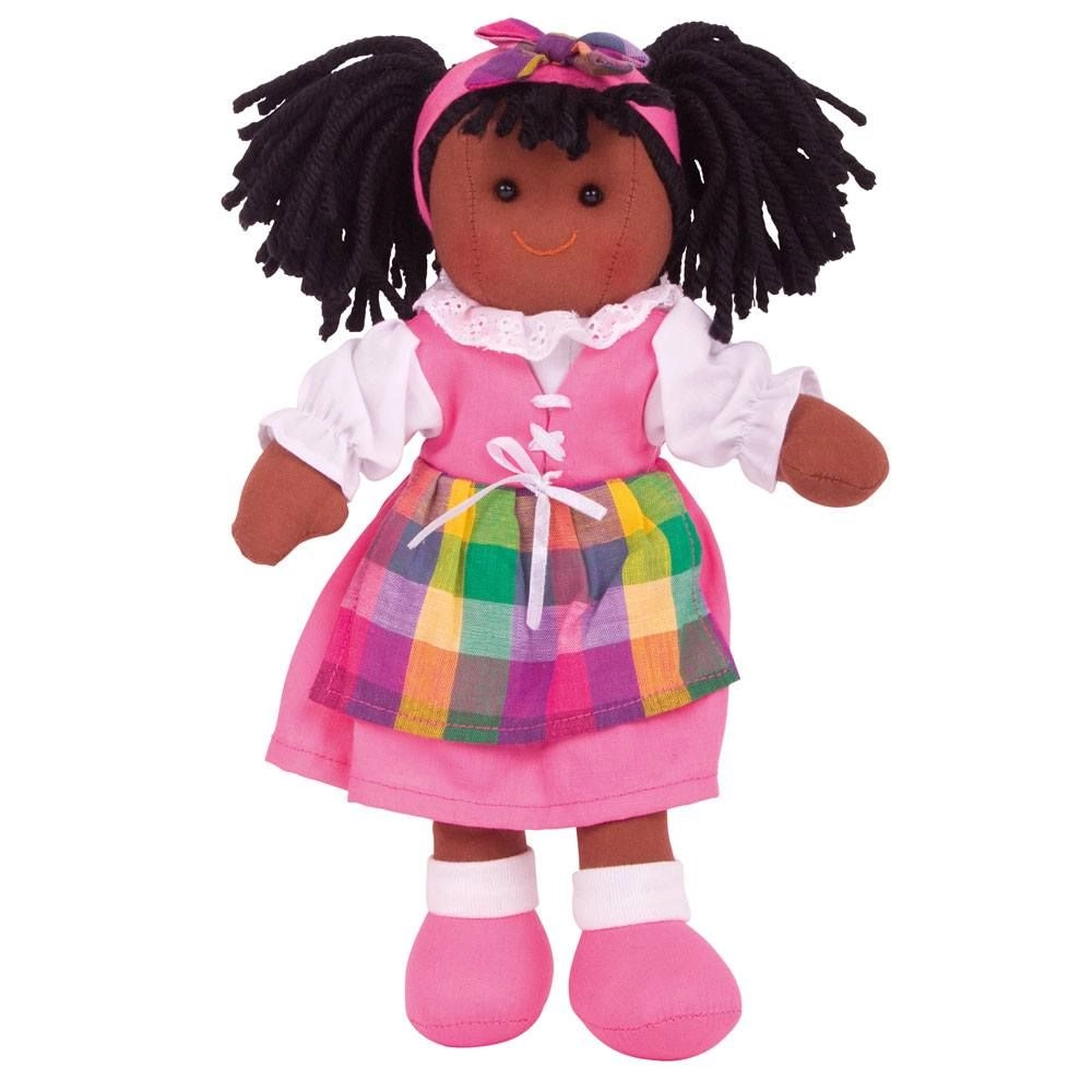 E-shop Bigjigs Toys Látková Jessika 28 cm