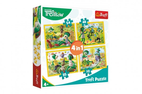 E-shop Trefl Treflíci Společné chvíle 4v1 35,48,54,70 dielov