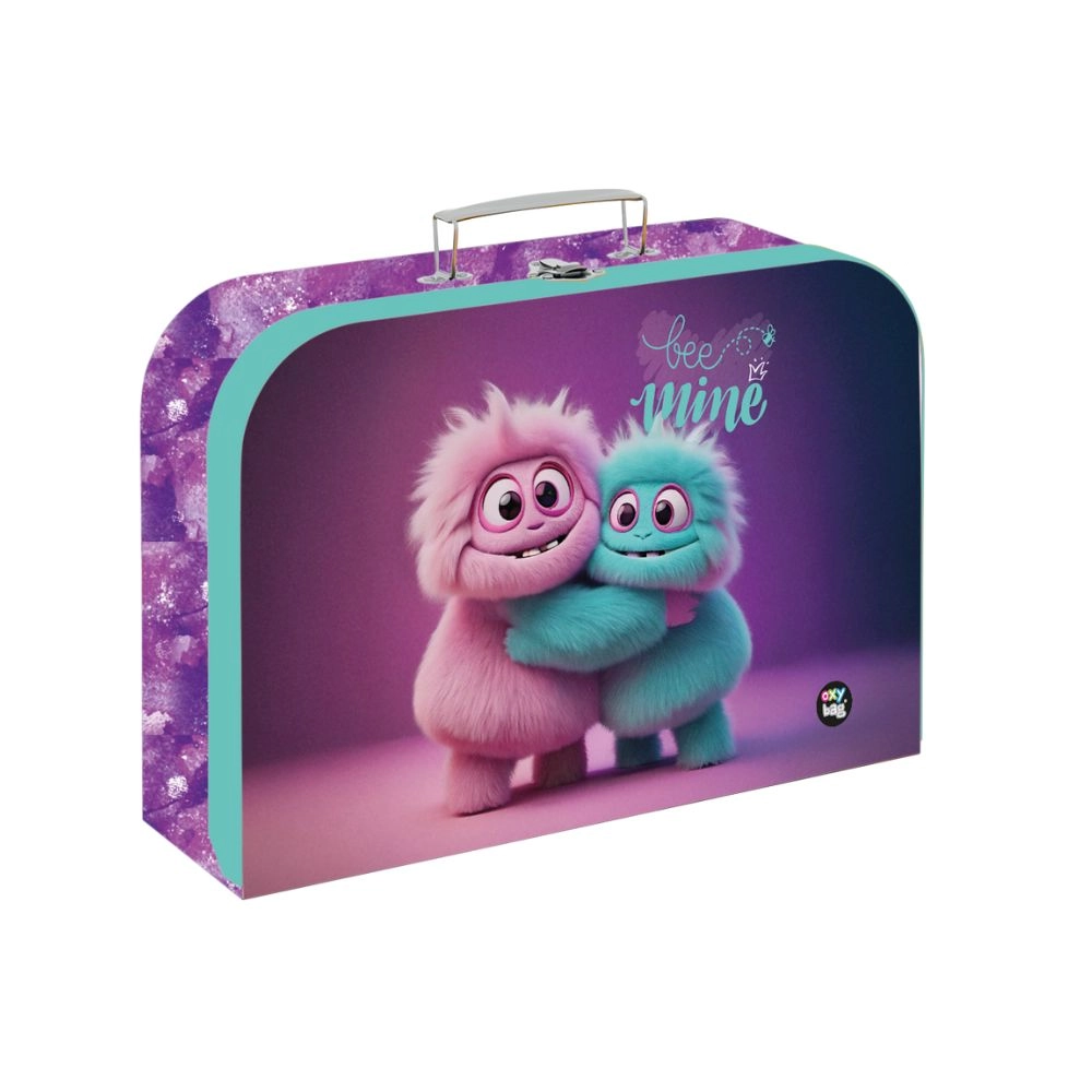 Detský laminovaný kufrík Monster 34 cm