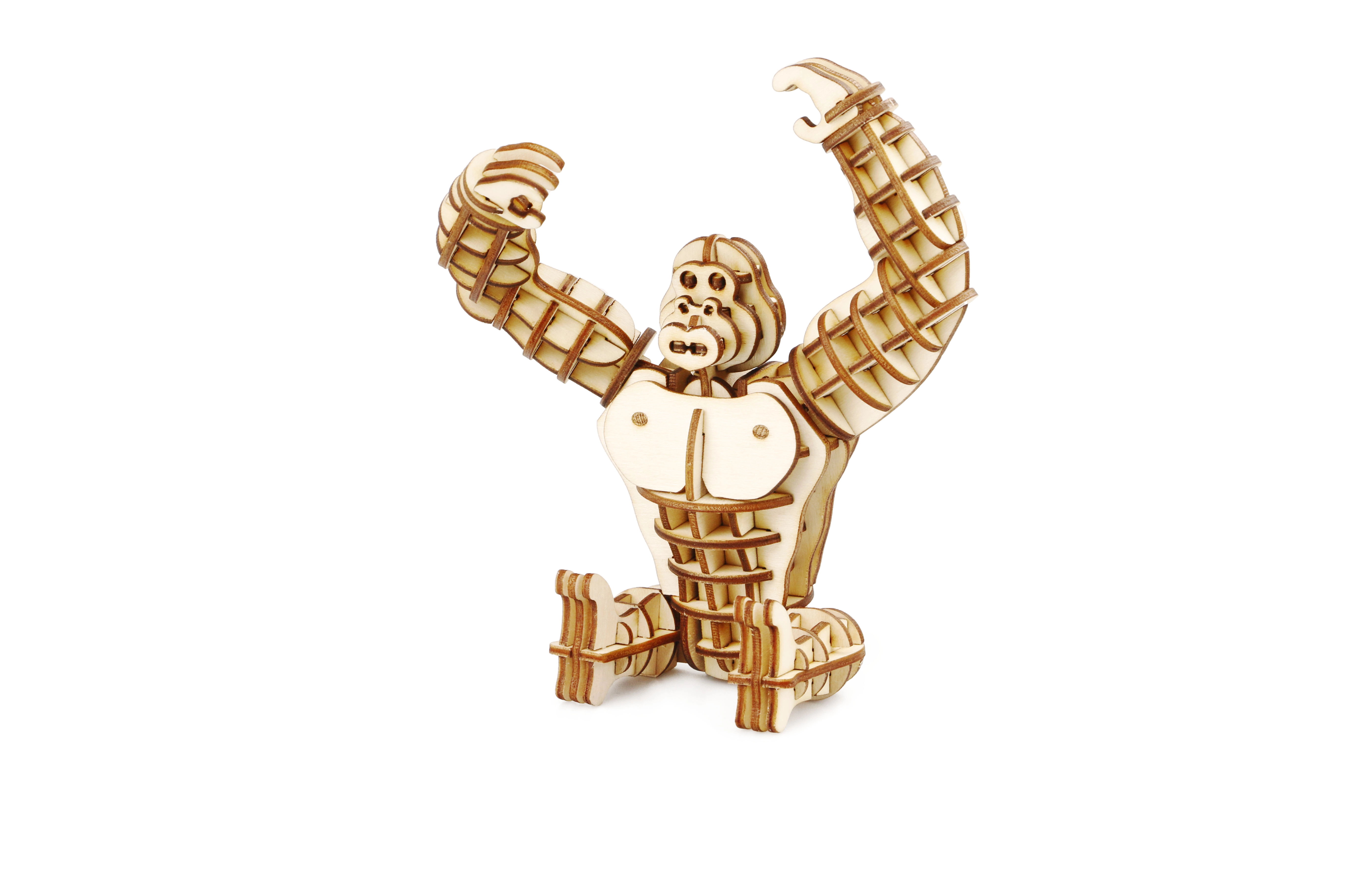 E-shop Robotime 3D drevené puzzle Gorila 105 ks