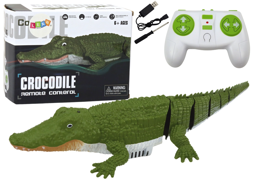 E-shop Diaľkovo ovládaný vodný krokodíl plávajúci do vody na diaľkové ovládanie