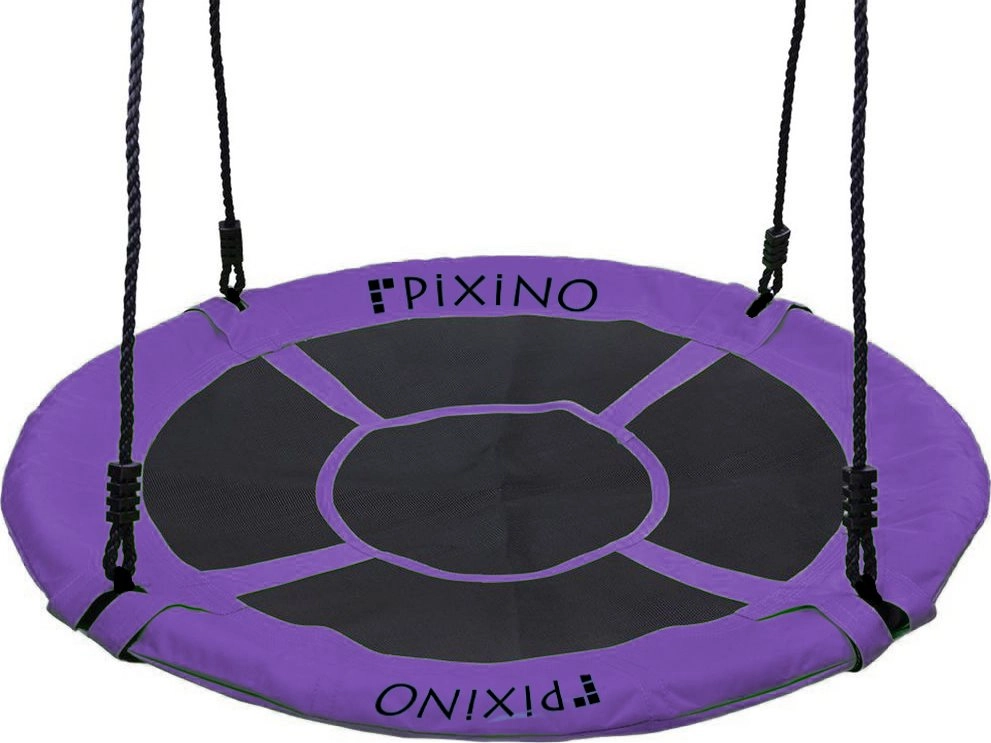 E-shop Pixino hojdací kruh Bocianie hniezdo 100 cm fialová