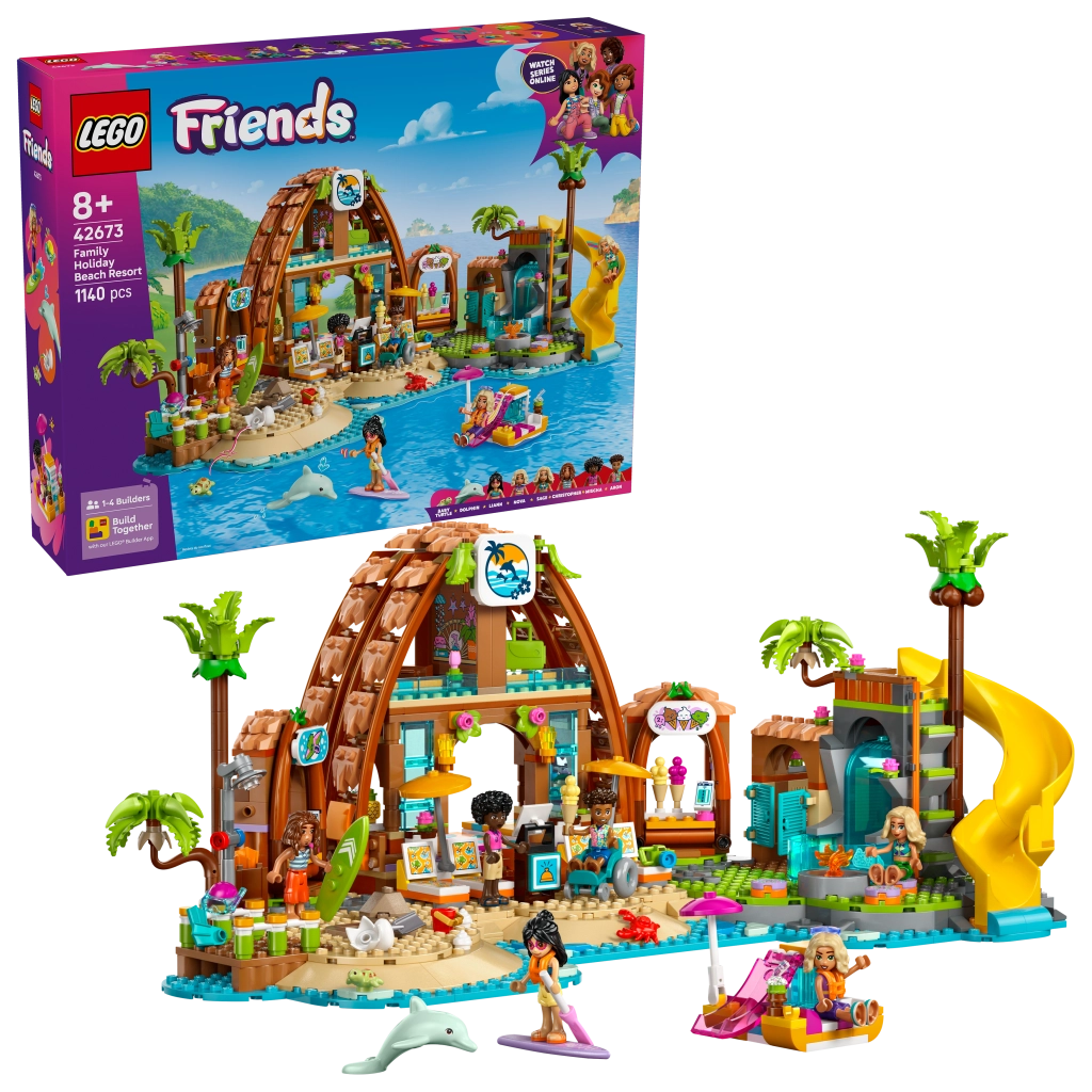 LEGO Friends Rodinná dovolenka na pláži