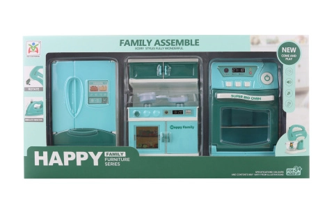 Detská kuchynka so spotrebičmi na batérie