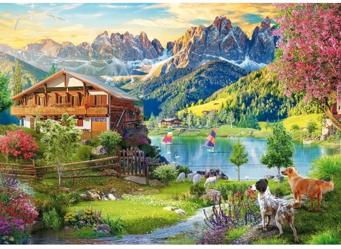 E-shop Puzzle Oddych v Dolomitoch 1000 dielikov SCHMIDT