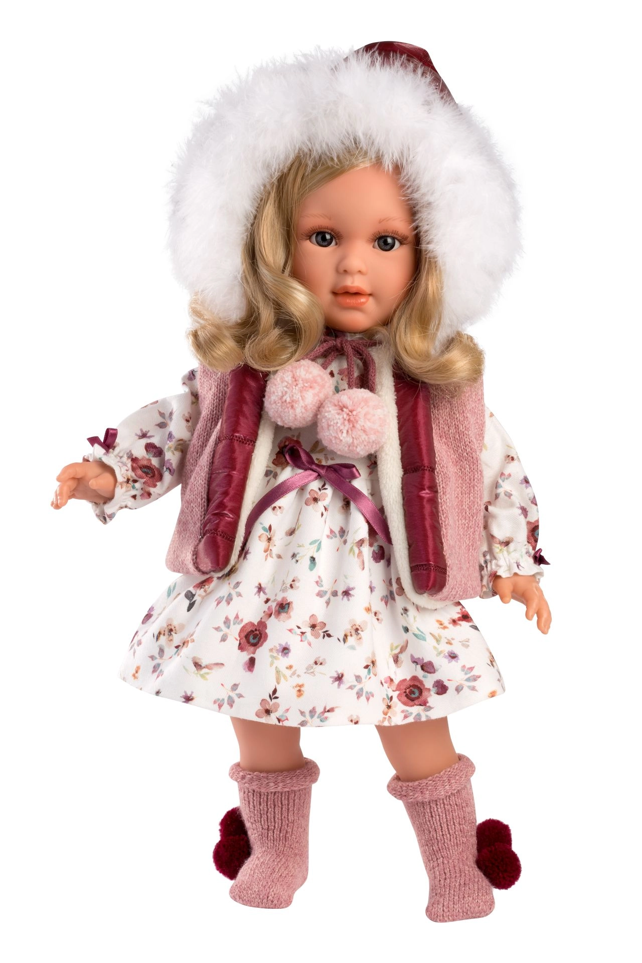 E-shop Llorens 54037 LUCIA realistická s měkkým látkovým tělem 40 cm