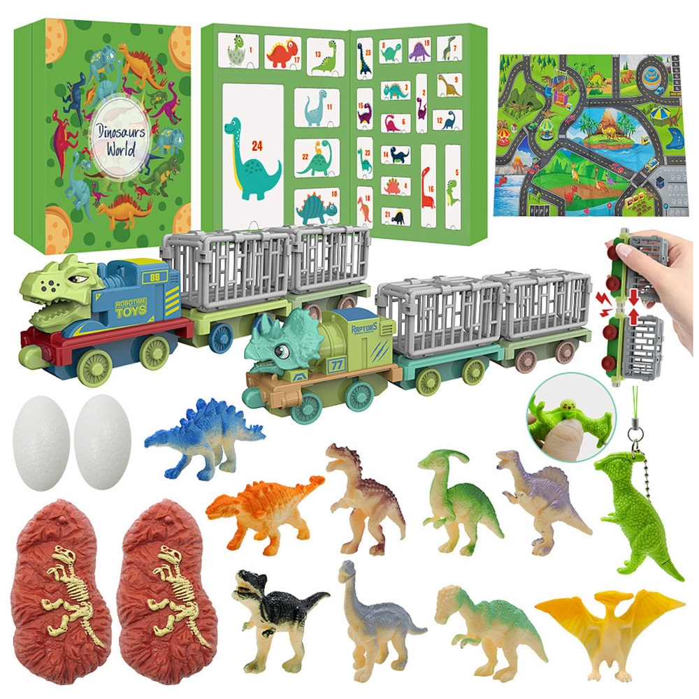 Adventný kalendár pre deti - Dinosaury a hračky