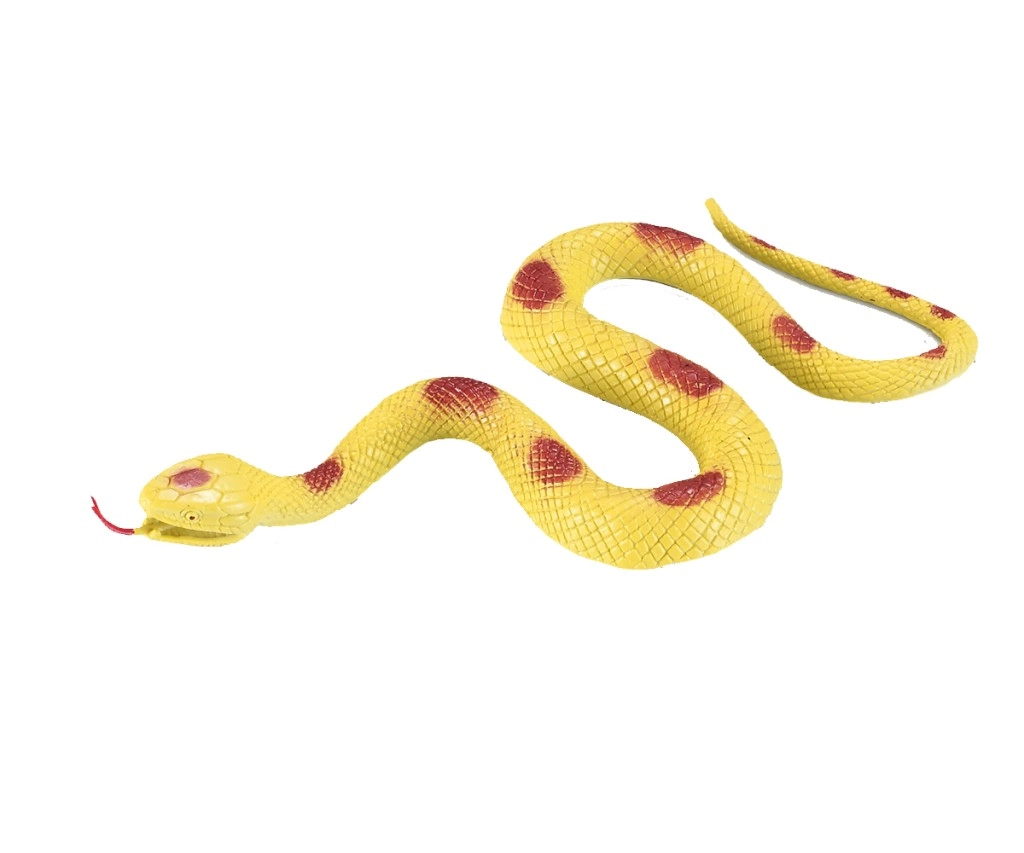 gumený had realistická hračka