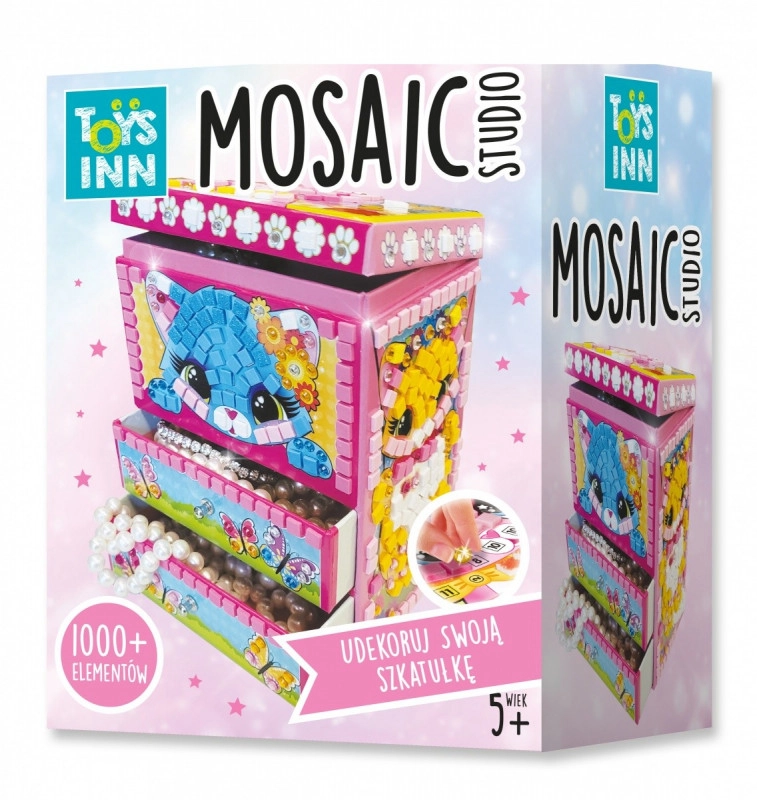 E-shop Kreatívna sada Casket Mosaic Cat