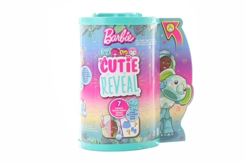 E-shop Barbie Cutie Reveal Chelsea džungľa – bábika v plyšovom kostýme s prekvapeniami