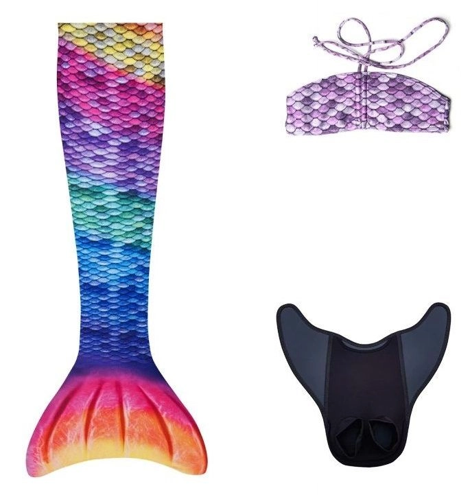 E-shop Dúhový morský chvost s monopazúrnikom AQUARIS + detské bikiny