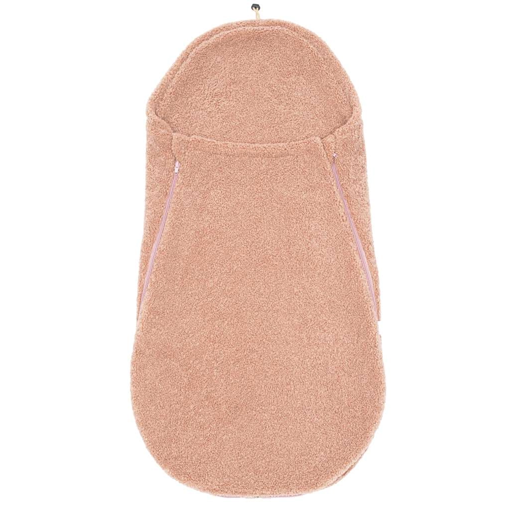 Zimný fusak do autosedačky a kočíka New Baby Mini ružový