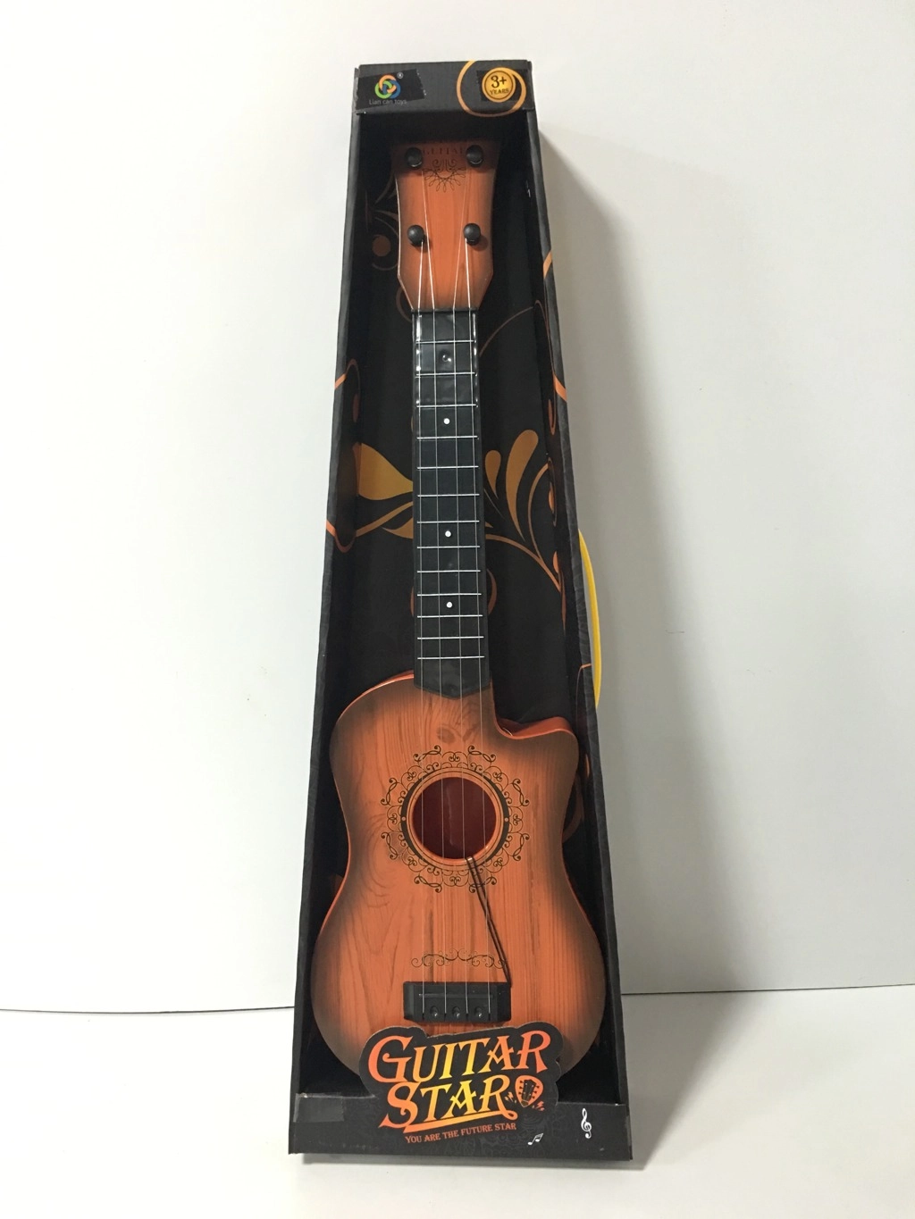 Alltoys Gitara plastová světle hnědá