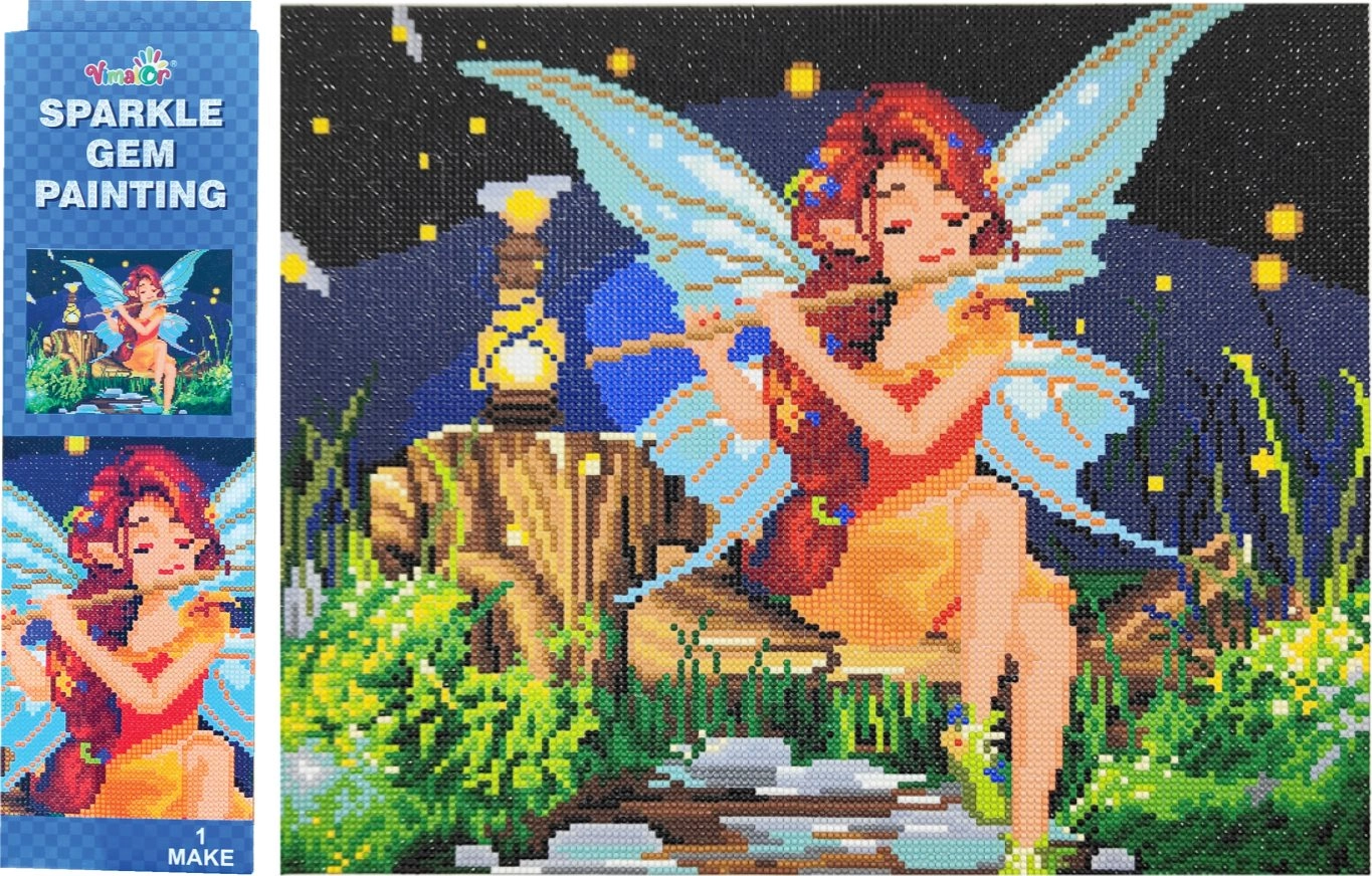 E-shop Vimalor diamantové maľovanie Víla 34x43cm