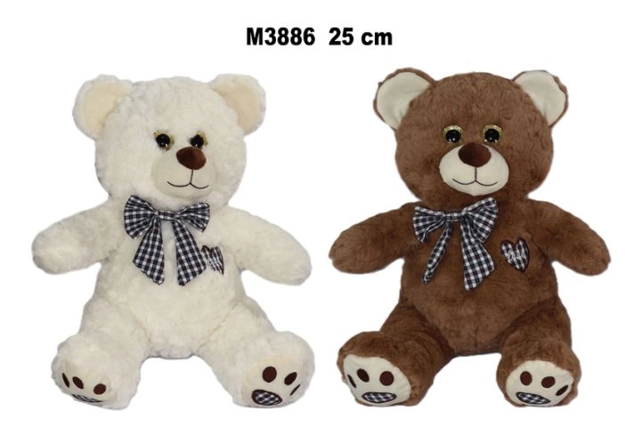 Plyšový medvedík 25 cm - 1 kus