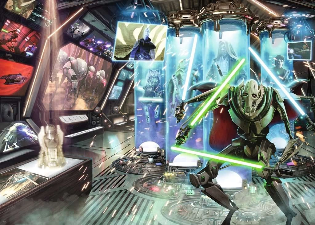 E-shop RAVENSBURGER Star Wars Villains : Generál Griveous 1000 dielov