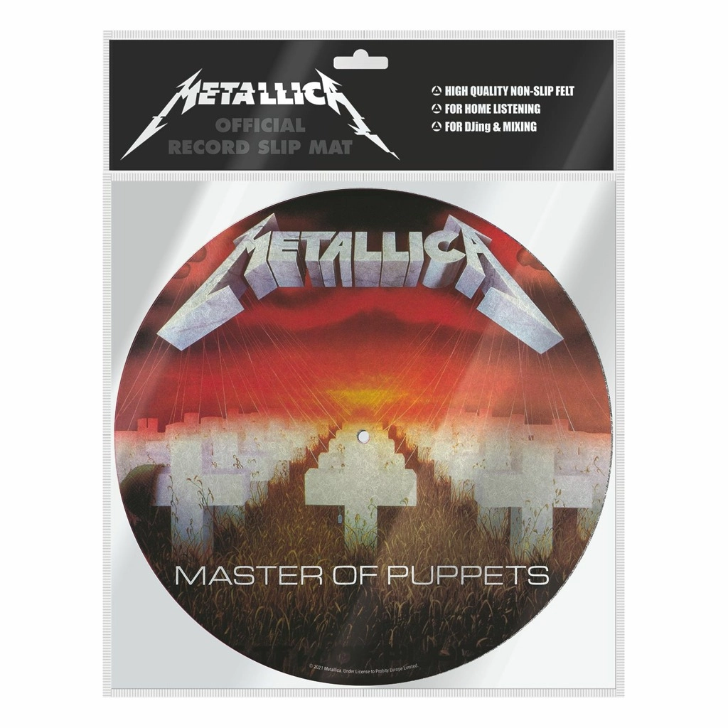 E-shop Podložka na gramofón s motívom Metallica - Master of Puppets