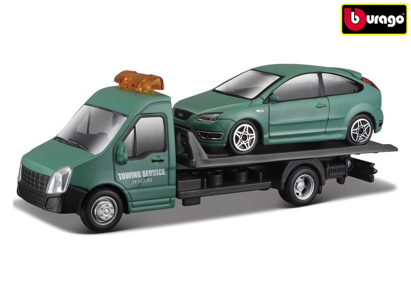 E-shop Bburago Ťažné vozidlo s Ford Focus ST