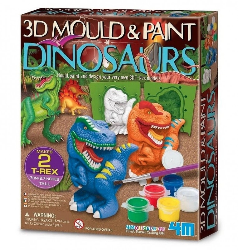E-shop Kreatívna sada sadrové odliatky – dinosaury T‑Rex