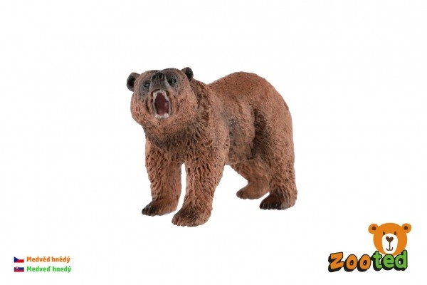 E-shop Figúrka hnedého medveďa 12 cm – realistický plastový model