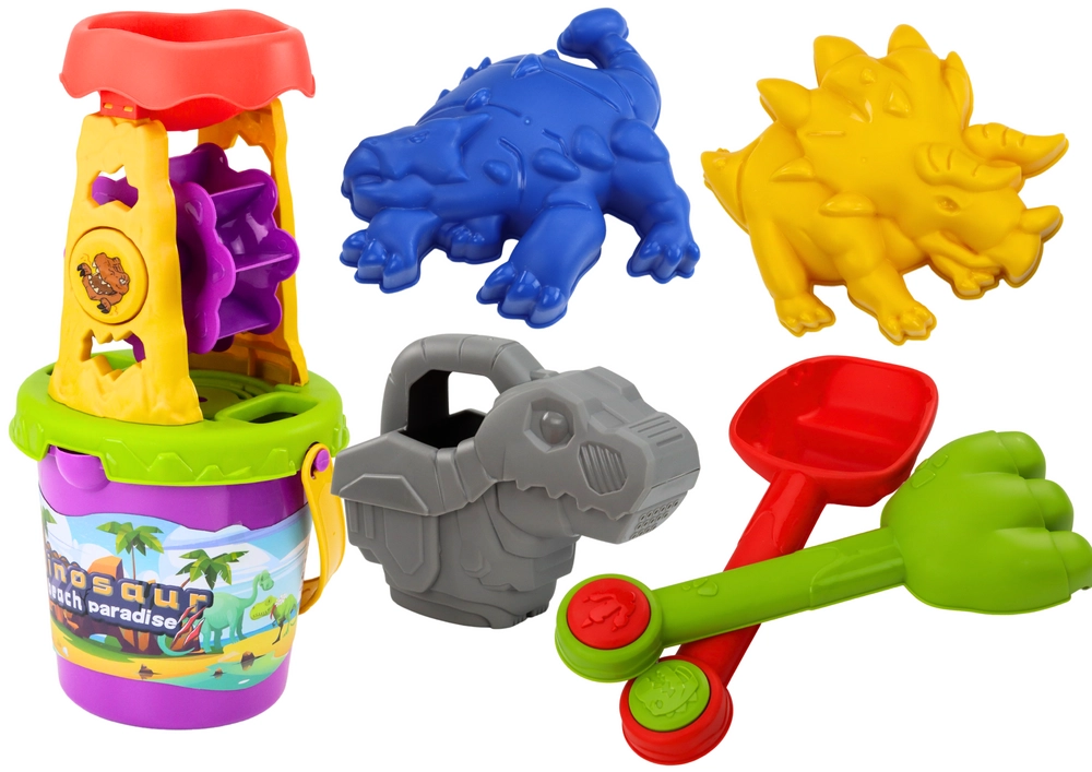 E-shop Lean Toys Sada do piesku s mlynom Dinosaurus