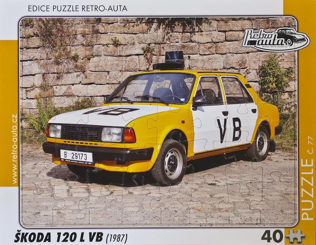 E-shop Retro-auta č.77 Škoda 120 L VB 1987 40 dielov