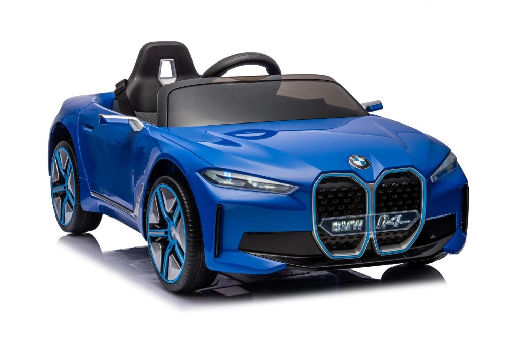 Detské elektrické auto BMW i4 modré 4x4