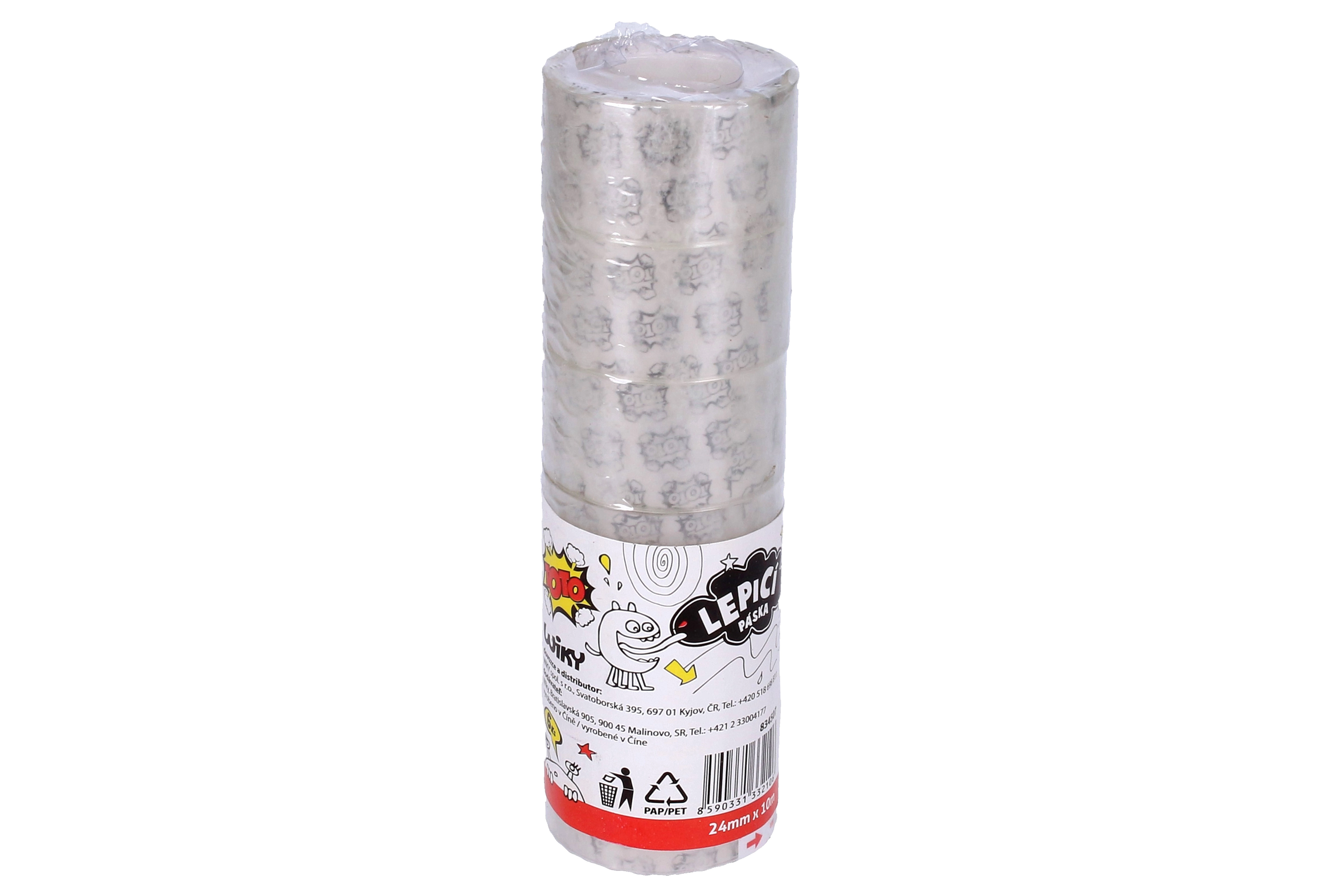 E-shop TOTO Lepiaca páska 24 mm x 10 m priehľadná