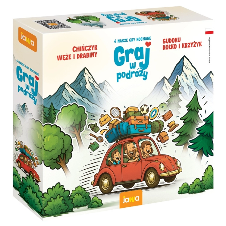 Cestovná sada hier pre deti 3+ – 4 obľúbené hry