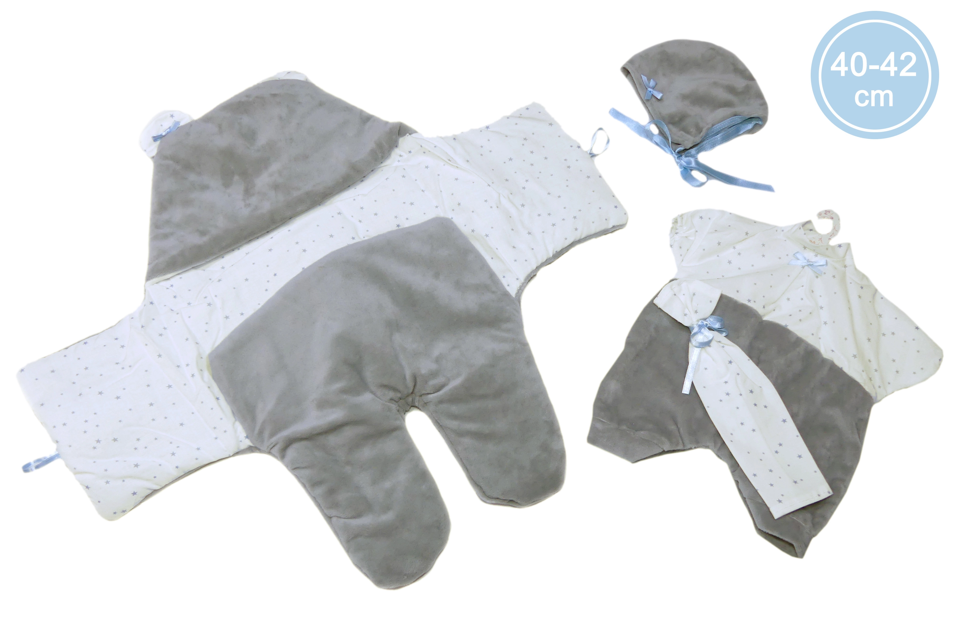 E-shop Llorens M740-59 oblečok pre bábiku bábätko NEW BORN 40-42 cm