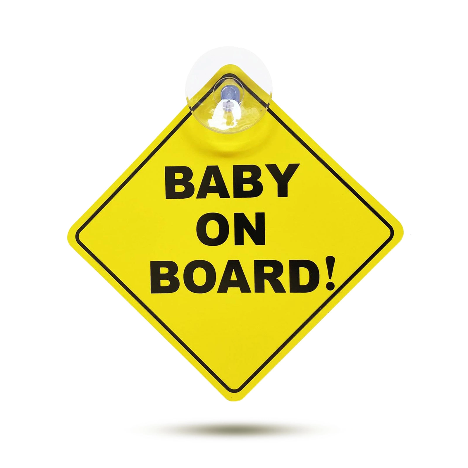 Cedulka Baby on Board s prísavkou