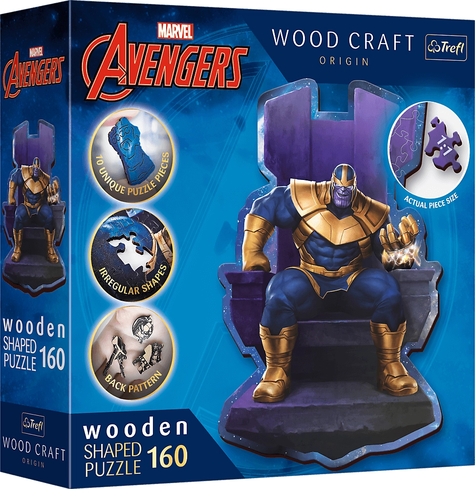 E-shop TREFL Wood Craft Origin Thanos na trůnu 160 dielov