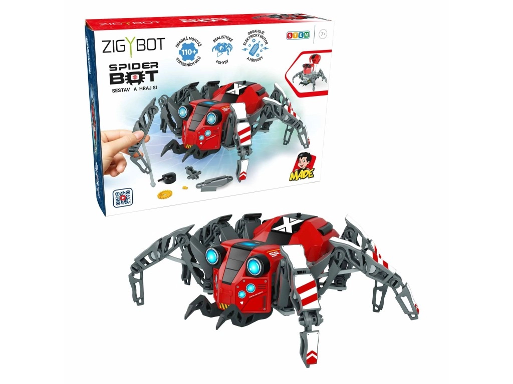 Robotický pavúk stavebnica 110 dielov