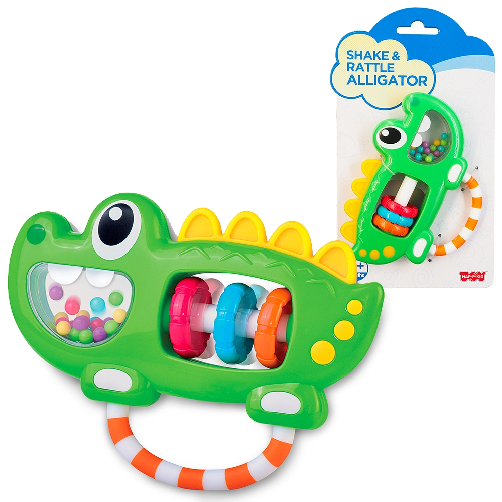 Hap-P-Kid hrkálka krokodíl pre bábätká